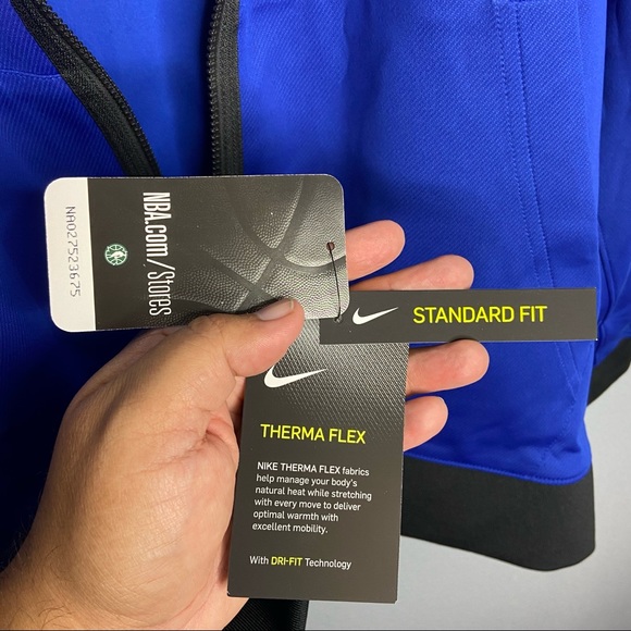 LA Clippers NBA Nike Showtime Therma Flex Full-Zip Hoodie CN4032-495 Blue Sz 3XL - Picture 7 of 9